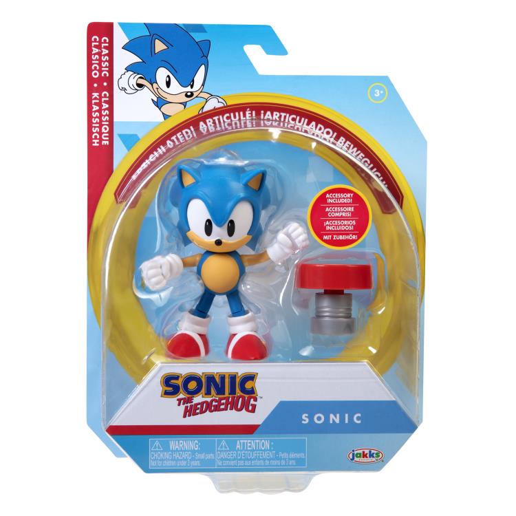 Sonic The Hedgehog 4" Sonic with Spring Gallery Image 4