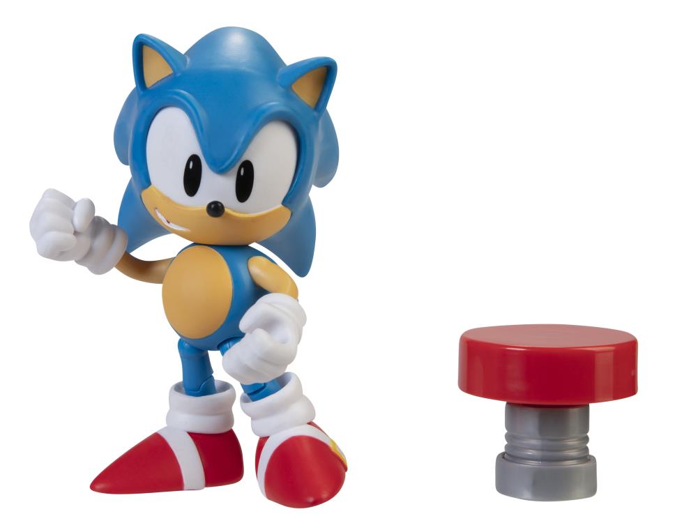 Sonic The Hedgehog 4" Sonic with Spring Gallery Image 3