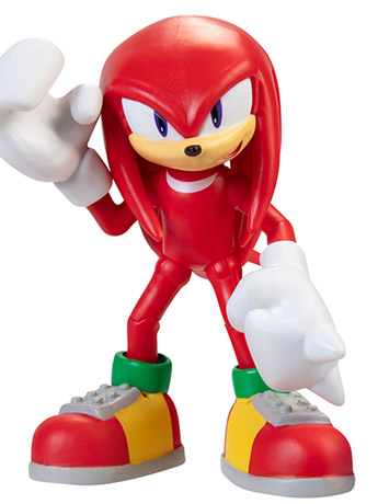 Sonic The Hedgehog 4" Knuckles with Chaos Emerald Gallery Image 2