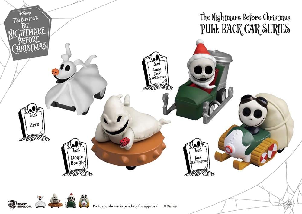 The Nightmare Before Christmas Set of 4 Pull Back Cars Gallery Image 7