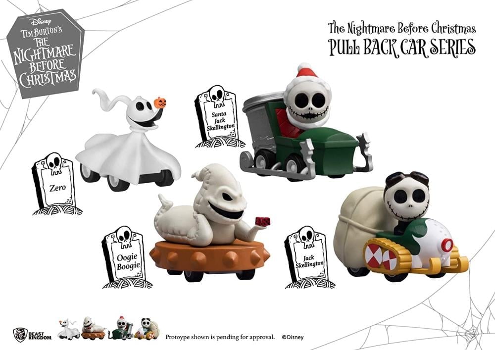 The Nightmare Before Christmas Set of 4 Pull Back Cars Gallery Image 6