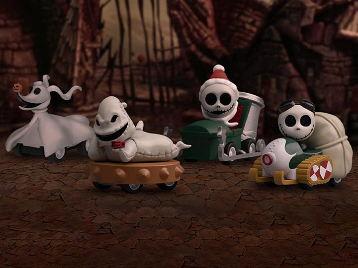The Nightmare Before Christmas Set of 4 Pull Back Cars Gallery Image 1