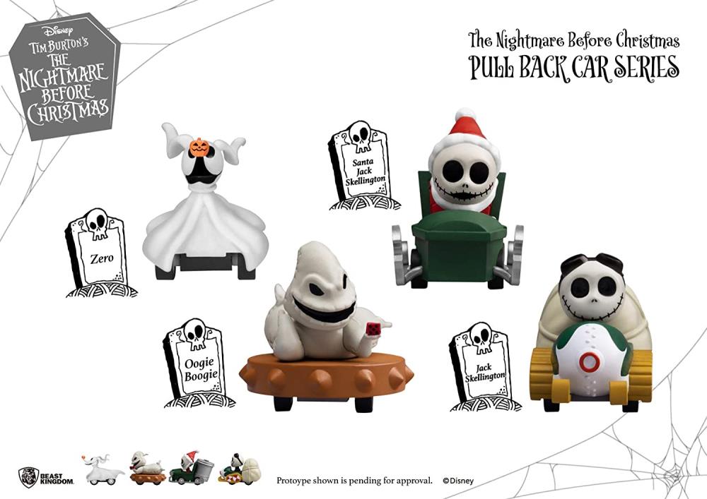 The Nightmare Before Christmas Set of 4 Pull Back Cars Gallery Image 5