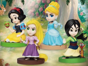 Disney Princess Mini Egg Attack MEA-016 Set of 4 Figures