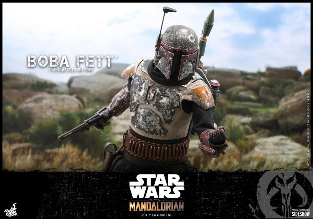 The Mandalorian TMS033 Boba Fett 1/6th Scale Collectible Figure Gallery Image 13