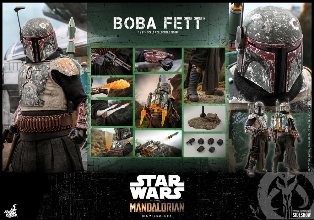 The Mandalorian TMS033 Boba Fett 1/6th Scale Collectible Figure Gallery Image 20