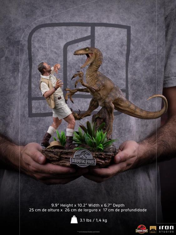 Jurassic Park Clever Girl 1/10 Deluxe Art Scale Limited Edition Statue Gallery Image 14