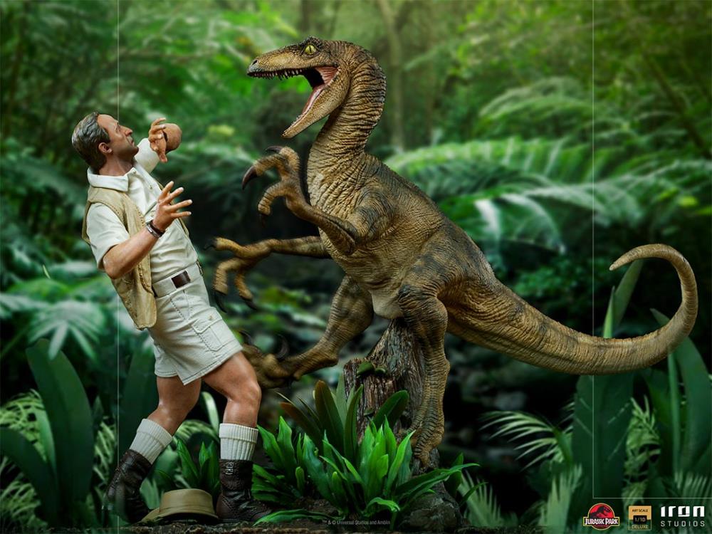 Jurassic Park Clever Girl 1/10 Deluxe Art Scale Limited Edition Statue Gallery Image 3