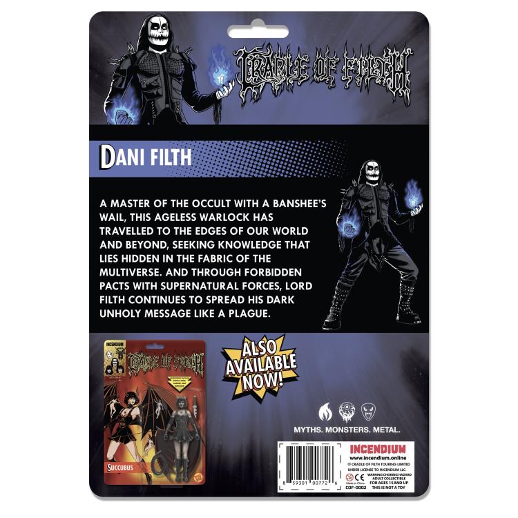 Cradle of Filth FigBiz 5" Dani Filth Figure Gallery Image 3