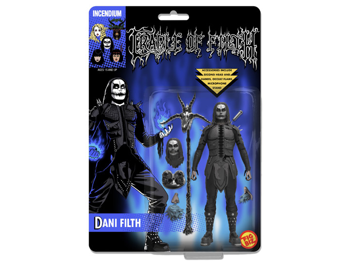 Cradle of Filth FigBiz 5" Dani Filth Figure Gallery Image 1