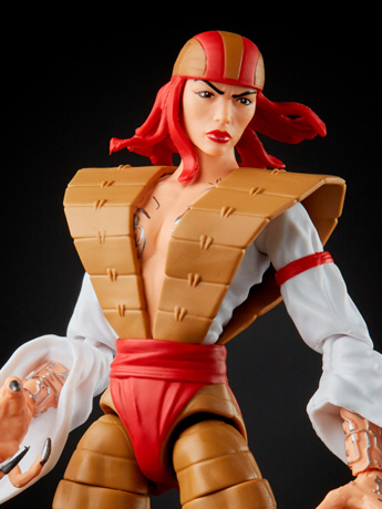 Marvel Legends Super Villains Lady Deathstrike Action Figure (Xemnu BAF) Gallery Image 2