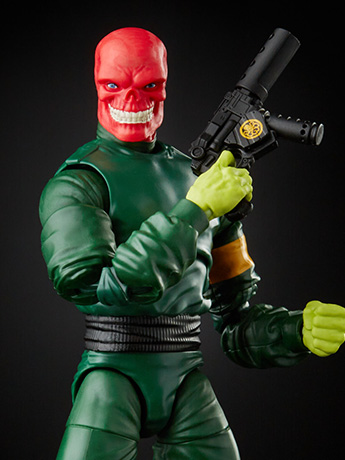 Marvel Legends Super Villains Red Skull Action Figure (Xemnu BAF) Gallery Image 2