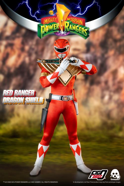 Mighty Morphin Power Rangers FigZero Dragon Shield Red Ranger 1/6 Scale PX Previews Exclusive Figure Gallery Image 3