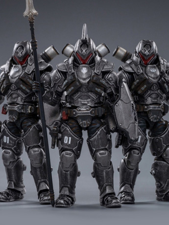 Battle for the Stars Steel Spear Interstellar Troopers 1st Legion 1/18 Scale Figure Set Gallery Image 2