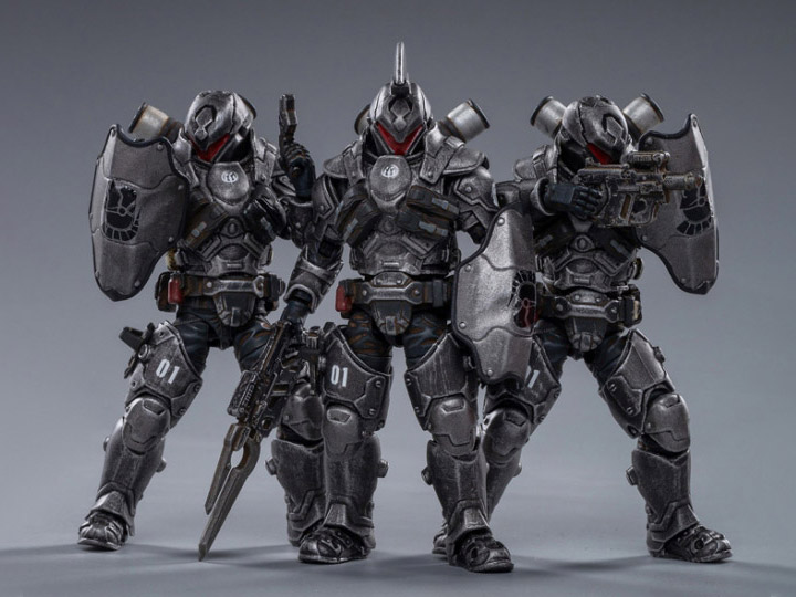Battle for the Stars Steel Spear Interstellar Troopers 1st Legion 1/18 Scale Figure Set Gallery Image 1