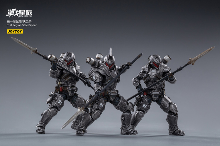 Battle for the Stars Steel Spear Interstellar Troopers 1st Legion 1/18 Scale Figure Set Gallery Image 8