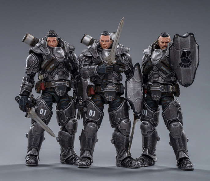 Battle for the Stars Steel Spear Interstellar Troopers 1st Legion 1/18 Scale Figure Set Gallery Image 7
