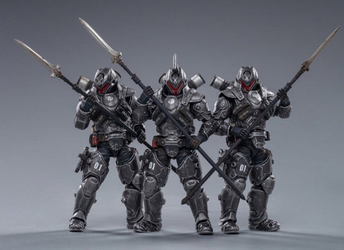Battle for the Stars Steel Spear Interstellar Troopers 1st Legion 1/18 Scale Figure Set Gallery Image 5