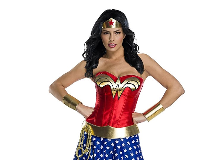 Wonder Woman Plus-Size Corset Top Deluxe Adult Costume Gallery Image 1