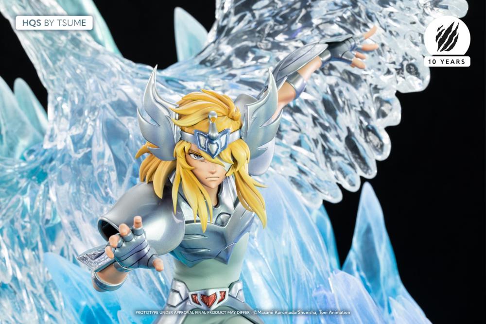 Saint Seiya HQS Cygnus Hyoga 1/6 Scale Limited Edition Statue Gallery Image 21
