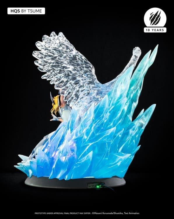 Saint Seiya HQS Cygnus Hyoga 1/6 Scale Limited Edition Statue Gallery Image 7