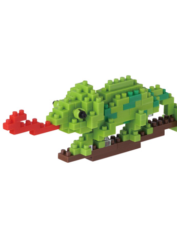Nanoblock Reptilia Collection Series Chameleon Gallery Image 2