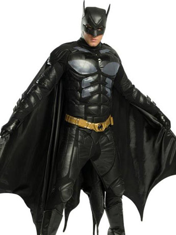 The Dark Knight Trilogy Padded Batman Deluxe Adult Costume Gallery Image 2