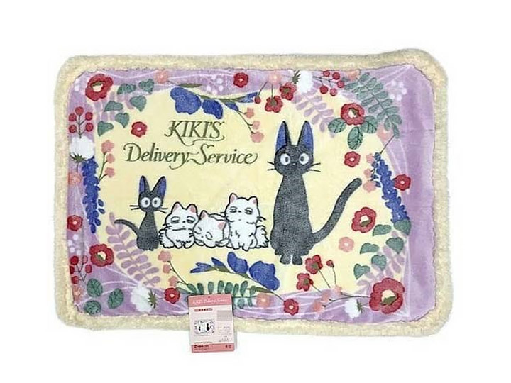 Kiki's Delivery Service Jiji and the Kittens Sherpa Blanket Gallery Image 1