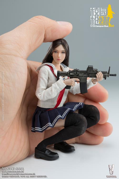 Campus Gun Girl 1/12 Scale Figure Gallery Image 11