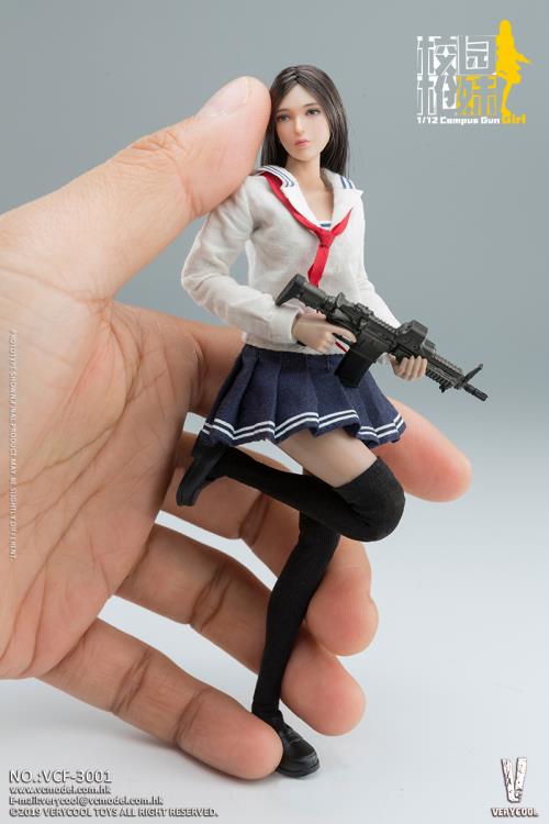 Campus Gun Girl 1/12 Scale Figure Gallery Image 14
