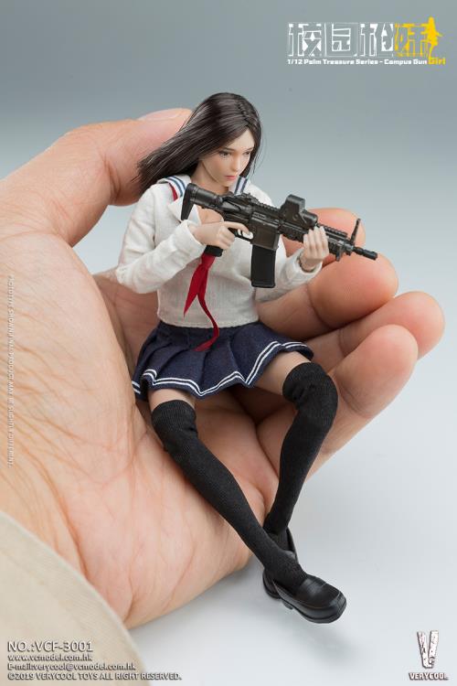 Campus Gun Girl 1/12 Scale Figure Gallery Image 13