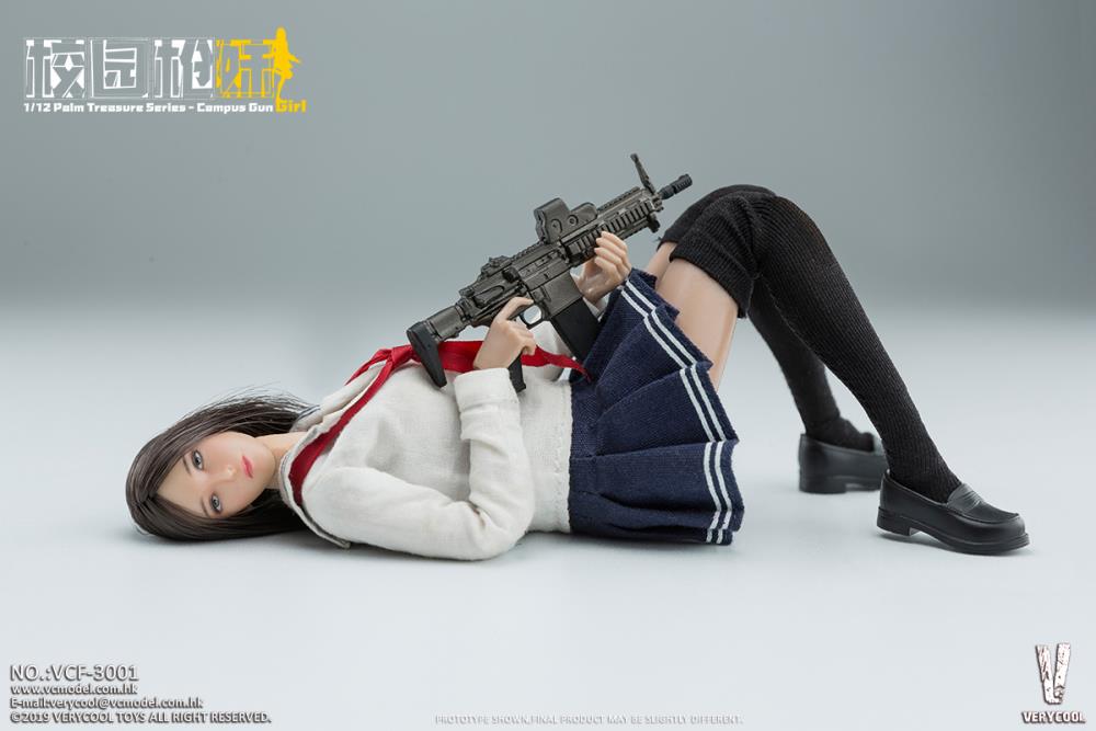 Campus Gun Girl 1/12 Scale Figure Gallery Image 6
