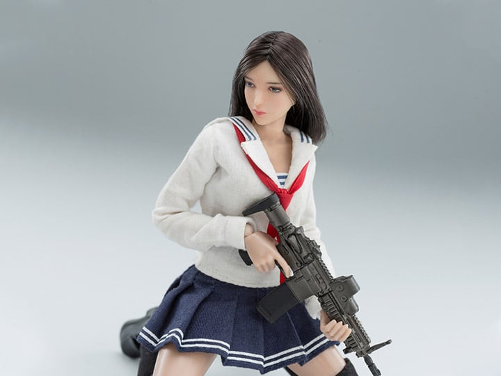 Campus Gun Girl 1/12 Scale Figure Gallery Image 1