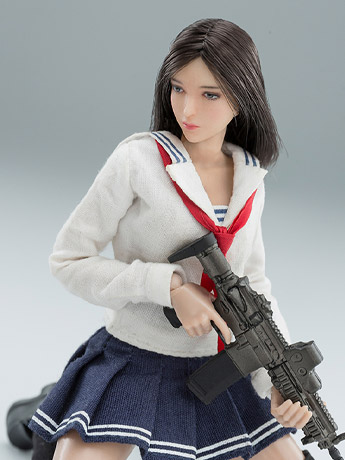 Campus Gun Girl 1/12 Scale Figure Gallery Image 2