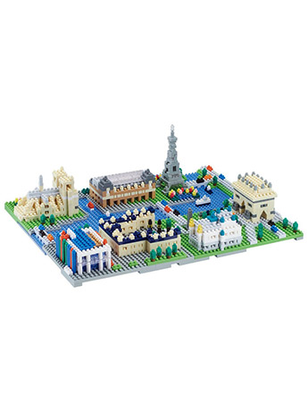 World Famous Cities Nanoblock Advanced Hobby Series Paris Gallery Image 2