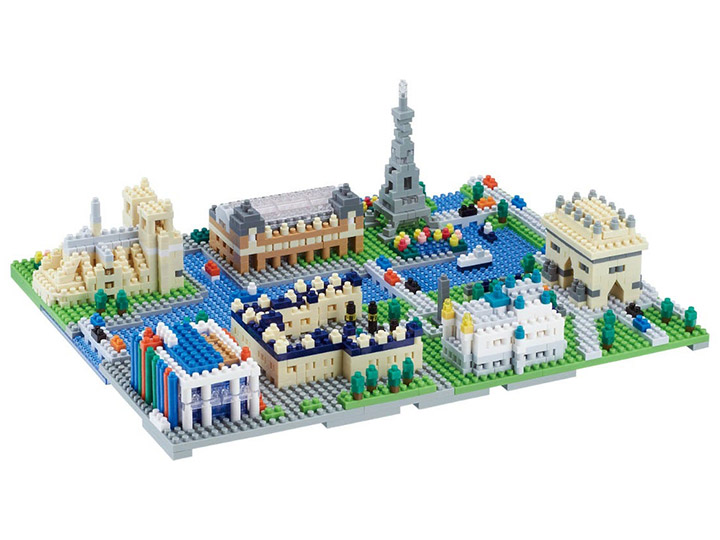 World Famous Cities Nanoblock Advanced Hobby Series Paris Gallery Image 1