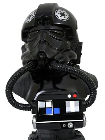 Star Wars Legends in 3D TIE Fighter Pilot 1/2 Scale Limited Edition Bust Gallery Image 2