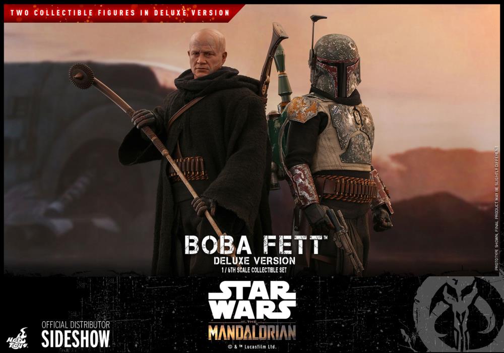 The Mandalorian TMS034 Deluxe Boba Fett 1/6th Scale Collectible Figure Set Gallery Image 14