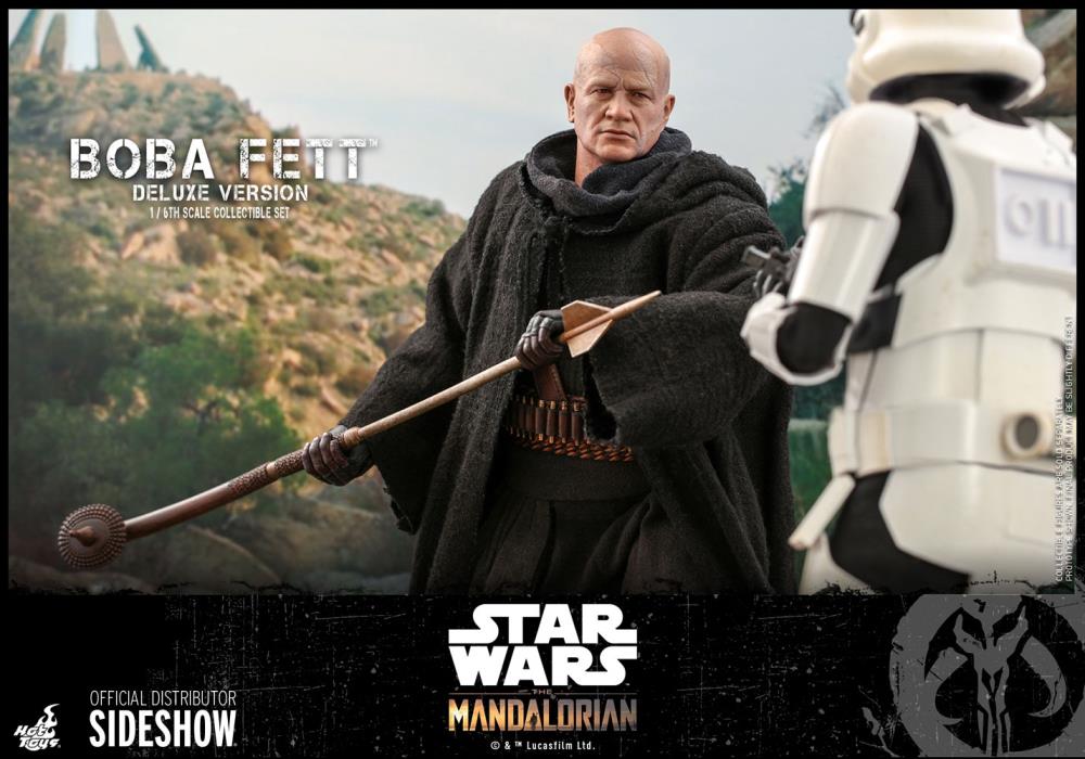 The Mandalorian TMS034 Deluxe Boba Fett 1/6th Scale Collectible Figure Set Gallery Image 15