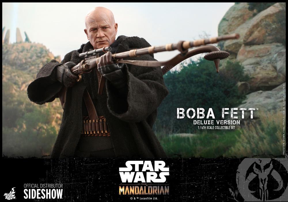 The Mandalorian TMS034 Deluxe Boba Fett 1/6th Scale Collectible Figure Set Gallery Image 18