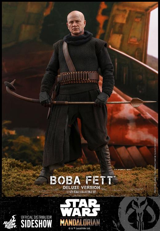 The Mandalorian TMS034 Deluxe Boba Fett 1/6th Scale Collectible Figure Set Gallery Image 5