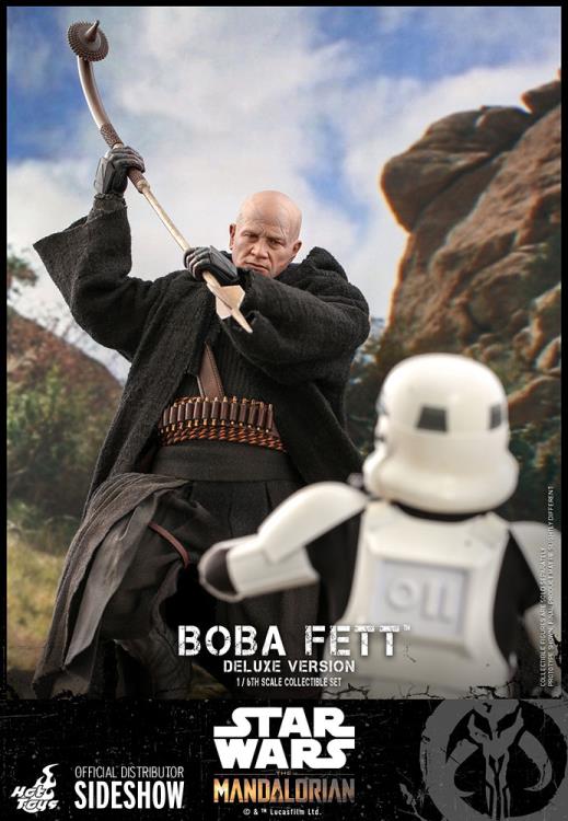 The Mandalorian TMS034 Deluxe Boba Fett 1/6th Scale Collectible Figure Set Gallery Image 7