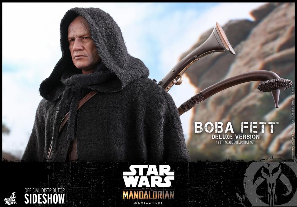 The Mandalorian TMS034 Deluxe Boba Fett 1/6th Scale Collectible Figure Set Gallery Image 19