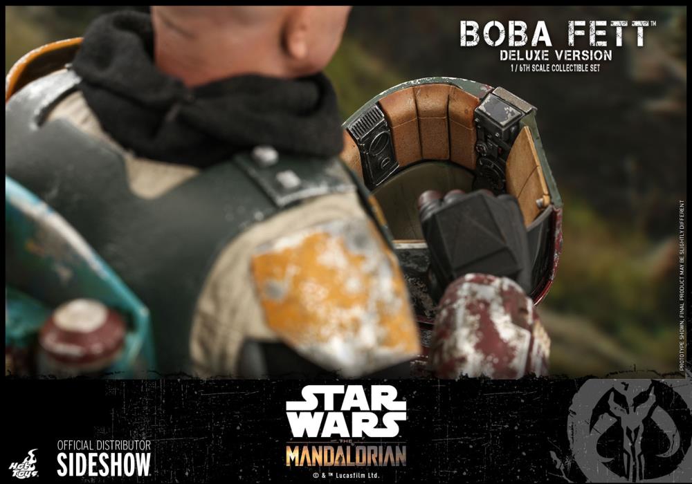The Mandalorian TMS034 Deluxe Boba Fett 1/6th Scale Collectible Figure Set Gallery Image 24