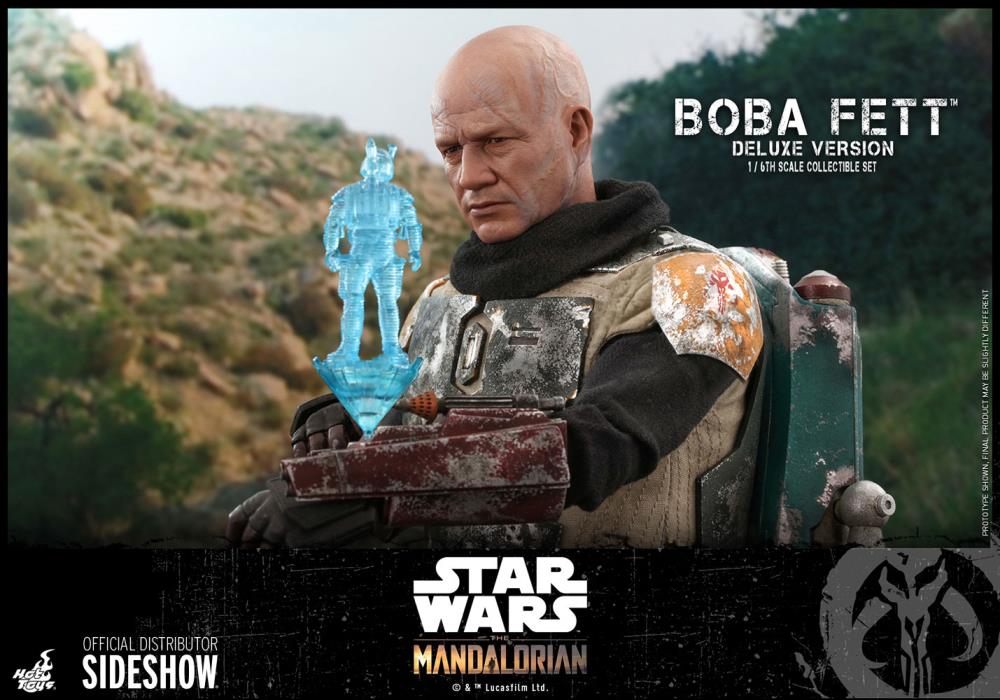 The Mandalorian TMS034 Deluxe Boba Fett 1/6th Scale Collectible Figure Set Gallery Image 25