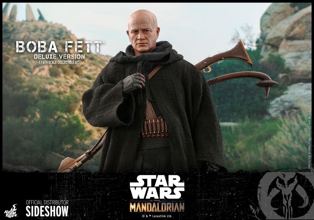 The Mandalorian TMS034 Deluxe Boba Fett 1/6th Scale Collectible Figure Set Gallery Image 17