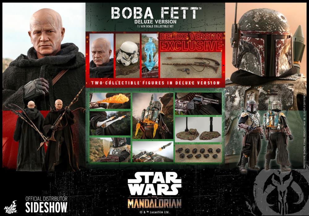 The Mandalorian TMS034 Deluxe Boba Fett 1/6th Scale Collectible