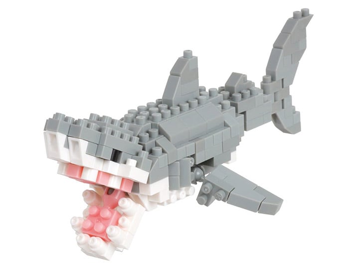 Nanoblock Sea Friends Collection Series Great White Shark Gallery Image 1