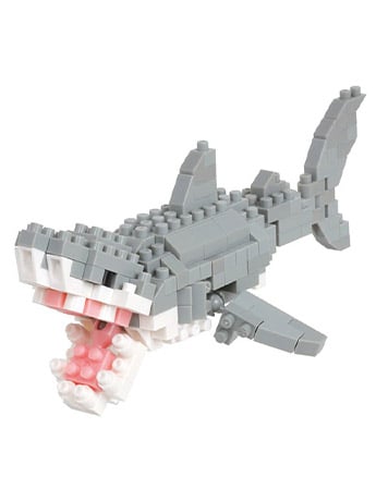 Nanoblock Sea Friends Collection Series Great White Shark Gallery Image 2