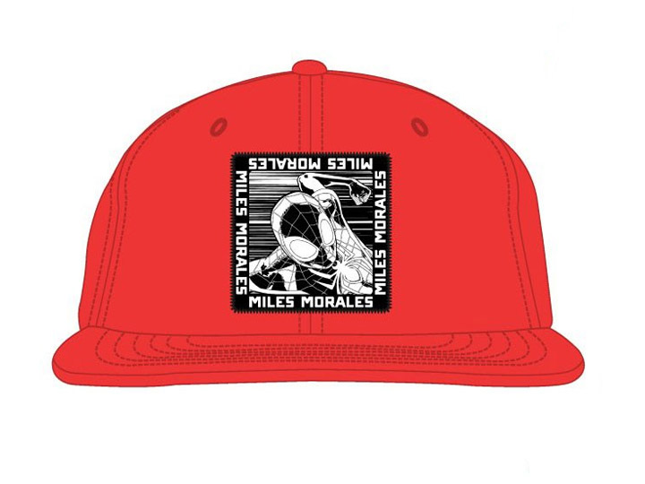 Marvel Spider-Man Miles Morales Flat-Bill Hat Gallery Image 1